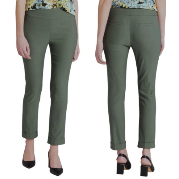 Pull-On Ankle Pants - Tomato main image 0